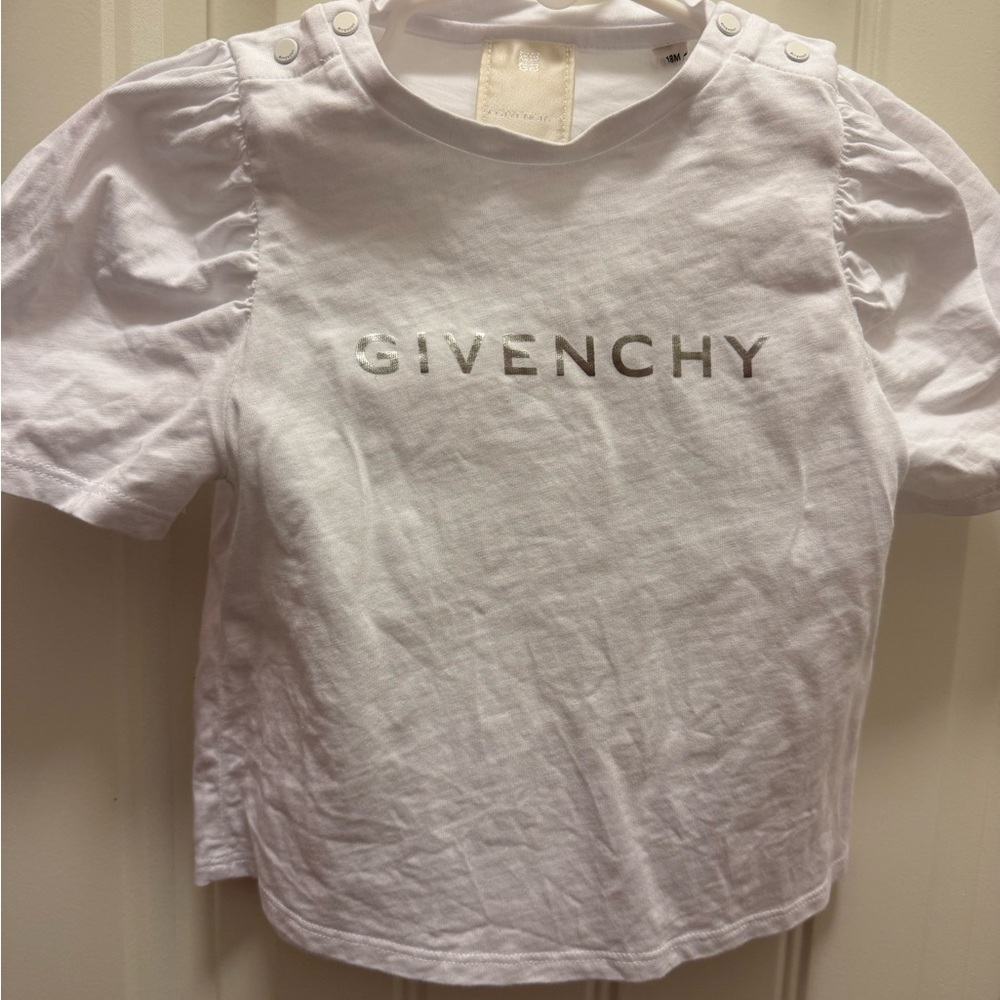 Givenchy Kids White Short Sleeve Tee